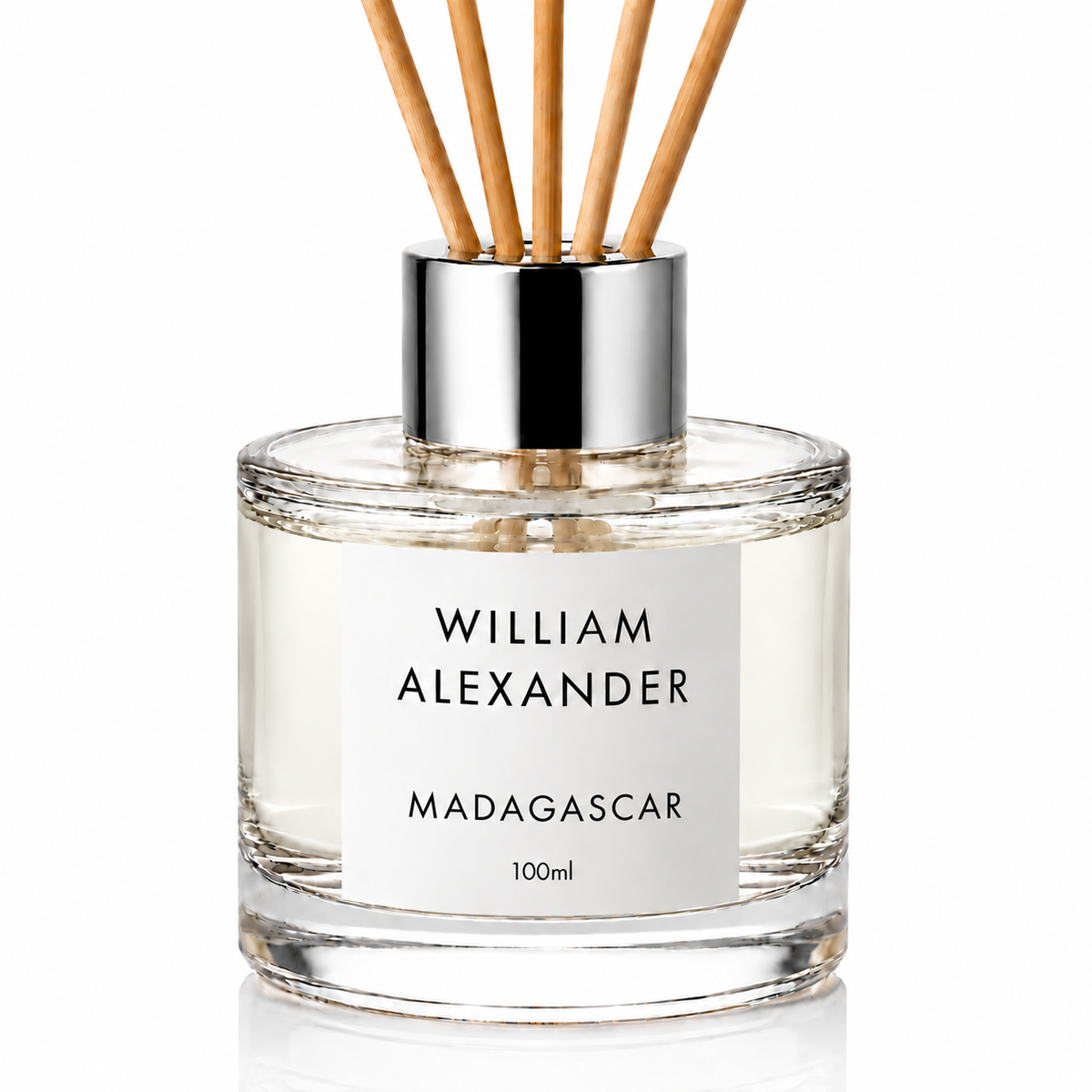 Madagascar Vanilla & Amber Reed Diffuser 120ml | William Alexander