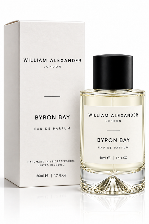 Byron Bay Eau de Parfum 50ml with William Alexander signature gift box