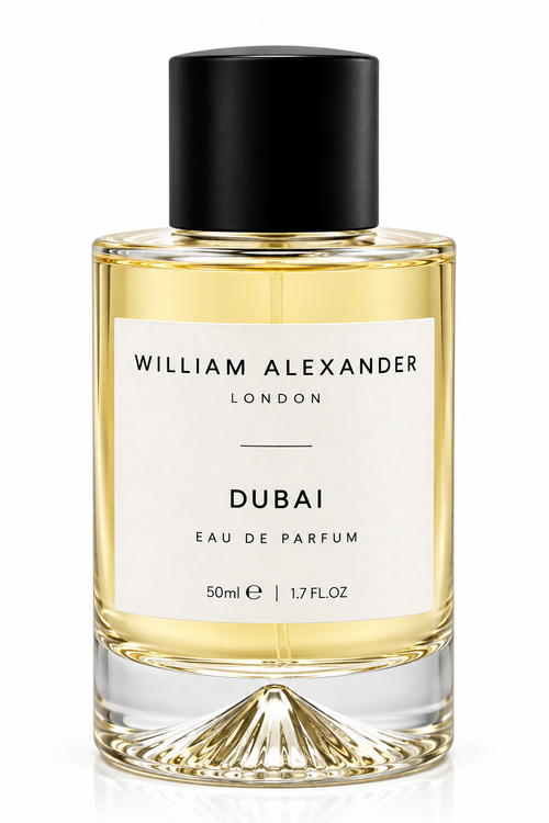 William Alexander Dubai Eau de Parfum 50ml bottle - oud, bergamot and amber unisex fragrance