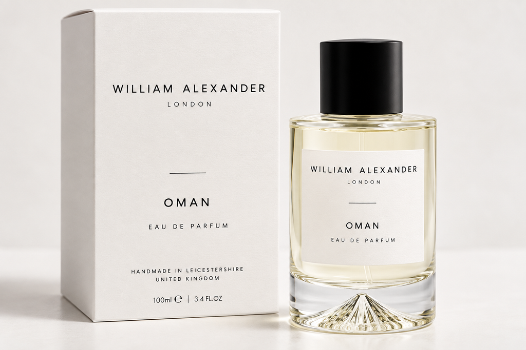 Oman Rose Oud Eau de Parfum 50ml with William Alexander signature gift box