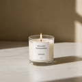 William Alexander Oman Rose Oud Luxury Soy Candle 220g alight - rose, oud and sandalwood scented candle