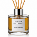 Pomegranate Reed Diffuser by William Alexander, dark spiced luxury home fragrance