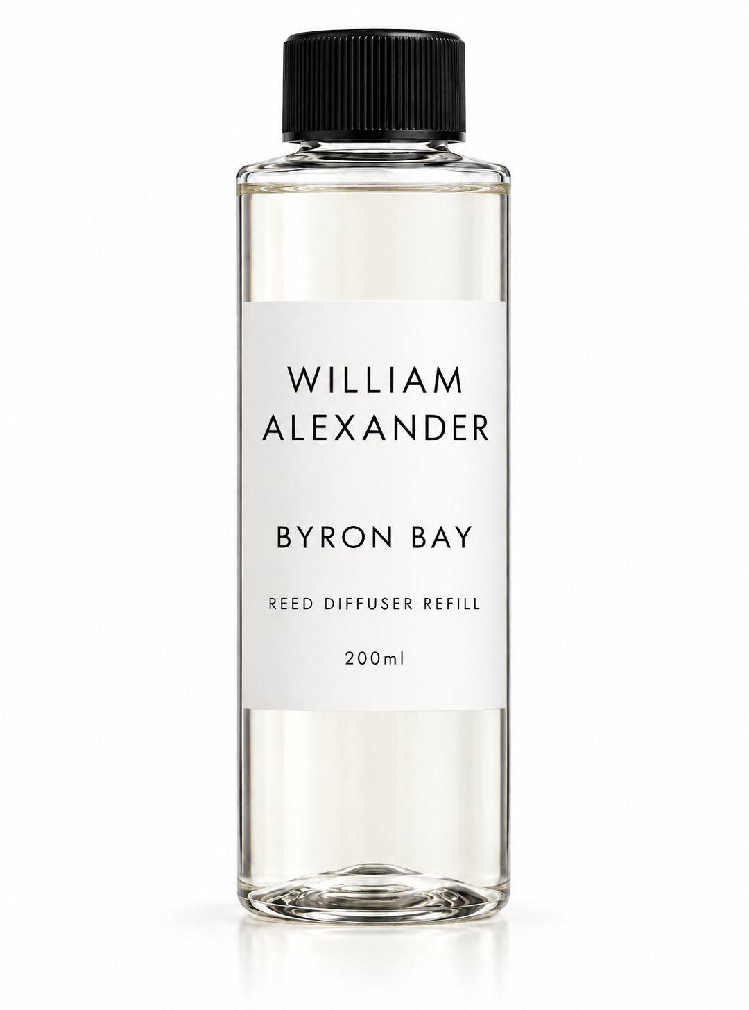 William Alexander Byron Bay Reed Diffuser Refill 200ml - sandalwood and cedar fragrance oil, reeds not included