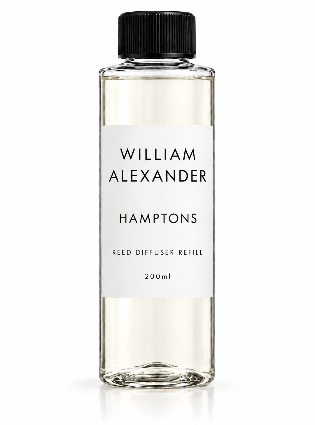 William Alexander Hamptons Reed Diffuser Refill 200ml - fresh linen fragrance oil, reeds not included